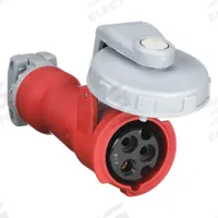 HUBBELL Pin and Sleeve Connector: Red, 480V AC, Single Phase, 20 A, 2 Pole, 3 Wire, IEC Grounding (MPN HBL320C7W). Key specifications — Brand: HUBBELL.