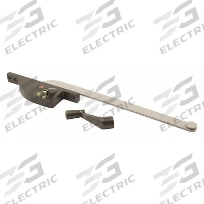 PRIME-LINE Window Operator: Crank, Handle Included, Left-Hand, Frame, Bronze - Awning & Casement Window Operators & Handles