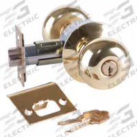 ARROW Door Lockset: Office Knob Locksets, Brass (MPN MK11TA 3). Key specifications — Lockset Style: Tudor.