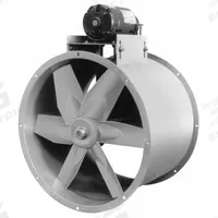 DAYTON Tubeaxial Fan: Emergency Smoke, 48 in Blade, 35,365 cfm @ 0.000 in SP, 208-230/460V AC (MPN 7J380). Key specifications — Brand: DAYTON; Includes Drive Package: Yes; Assembly: Unassembled; Nameplate Voltage: 208-230/460V AC; Mounting Orientation: Vertical; Hazardous Location Specification: Not Rated; Motor Enclosure: Totally Enclosed Fan Cooled; Motor Type: 3-Phase.