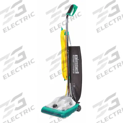 BISSELL COMMERCIAL Upright Vacuum Cleaner: 12 in Cleaning Path Wd, 105 cfm Air Flow, 14.5 lb Wt - Corded Upright Vacuums