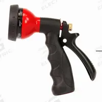APPROVED VENDOR Garden Hose Nozzle: Adj Stream, Rear Trigger, 8 No. Spray Patterns, 100°F Max Temp (MPN 46072). Key specifications — Construction: Poly/Metal.