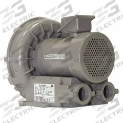 FUJI ELECTRIC Regenerative Blower: 1.4 hp, 59.8 in wc Max Op Pressure, 53 in wc Max Vacuum (MPN VFZ401A-7W). Key specifications — attr49842: Three; attr49816: FUJI ELECTRIC; attr49813: VFZ401A-7W; attr49822: 3..8/1.8 A; attr49827: Female; attr49830: NPT; attr49833: NPT; attr49845: 230/460V AC.