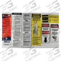 LOUISVILLE Label Kit: For 33J662/36Y488, For FX1108/FX1112, Fits Louisville Ladder Brand (MPN PK-FX1100). Key specifications — For Use With Grainger Item Number: 33J662; For Use With Mfr. Model Number: FX1112; Fits Brand: Louisville Ladder; Product Type: Label Kit; Brand: LOUISVILLE.