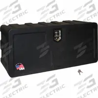 BUYERS PRODUCTS Underbody: Underbody Truck Box, Single Drop-Down Door Door, 18 in Overall Dp, Black (MPN 1717105). Key specifications — Color: Black; Brand: BUYERS PRODUCTS; Lock Type: Keyed.