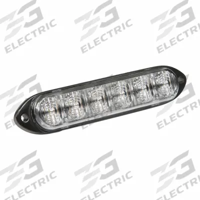 GROTE Warning/Directional Light: Combo Warning and Directional Light, Amber, 1 in Overall Wd - Vehicle Perimeter Flashing Warning Lights