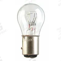 APPROVED VENDOR Incandescent Bulb: Incandescent, Double Contact Index (BAY15d), (S) Sign, S8, 7225 (MPN 7225-10PK). Key specifications — Light Color: White; Trade Number: 7225; Voltage: 12V AC; Brand: APPROVED VENDOR; Bulb Shape: S8.