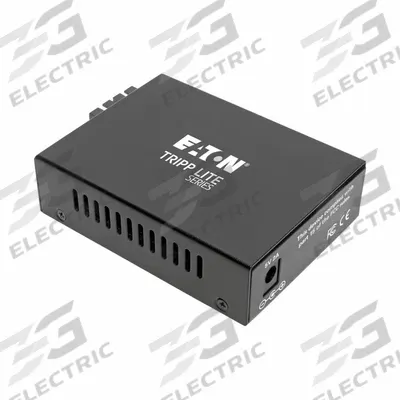 EATON TRIPP LITE Fiber to Ethernet Media Converter: 2 Ports, RJ45/SC Singlemode - Ethernet Extending Converters