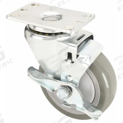 SNAP-LOC Caster 4 In.,Swivel,375 lb Capacity: Fits Snap-Loc Brand (MPN SLAC4S) - Material Handling Parts