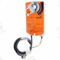 Actuator: Fire and Smoke Dampers, Floating Point, Spring Return, 30 in-lb, 120V AC, NEMA 1 / IP30 (MPN FSLF120-S-FC). Key specifications — Manufacturer Part Number: FSLF120-S-FC; Shaft Rotation: CW/CCW; Plenum Rating: Plenum Rated; Power Rating: 4W; Input Voltage: 120V AC; Brand: BELIMO; For Use With Building Automation Systems: Building Automation System Compatible; Electrical Connection Type: Hardwired.