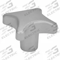 JW WINCO Stainless Steel Hand Knob; Stainless Steel 4-Prong Knob: Stainless Steel, 3/8"-16 Thread (MPN 6335-NI-50-3/8X16-E). Key specifications — Brand: JW WINCO.