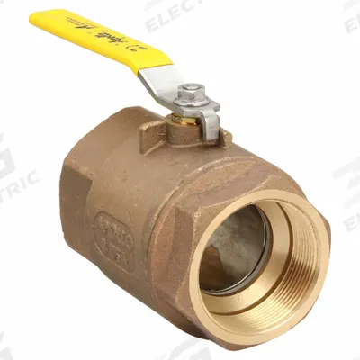 APOLLO Manual Two-Way Ball Valve: 3 in, Bronze, Straight, FNPT x FNPT - Bronze Ball Valves