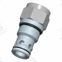 BUCHER HYDRAULICS Cartridge Valve: Screw-In, Screwdriver Adjustment, C16-20 Valve Cavity Size, CVFP (MPN CVFP-16-N-0-005). Key specifications — attr1012059: CVFP-16-N-0-005; attr1250696: CVFP; attr1011660: Nitrile; attr1011632: Screwdriver; attr1011635: BUCHER HYDRAULICS; attr1011644: C16-20.
