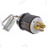 HUBBELL WIRING DEVICE-KELLEMS Circuit Tester: 0.5 V AC to 208 V AC, L21-20P, CAT I 120/208V, Light (MPN HBL3PT2511). Key specifications — Load Current: 30 A; Brand: HUBBELL WIRING DEVICE-KELLEMS; CAT Safety Rating: CAT I 120/208V.