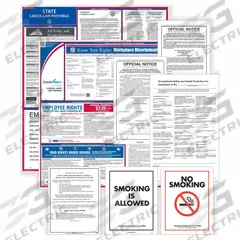COMPLYRIGHT Labor Law Poster Set: NC, English, Plastic, 2 1/2 in x 25 in, 7 Posters Included (MPN EFEDSTCRPSECNC). Key specifications — State/Province: NC; Language: English.