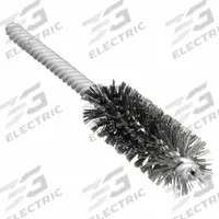 WEILER Double Spiral Tube Brush: Double Stem, Stainless Steel, 1/2 in Dia, 0.004 in Fill Dia (MPN 91091). Key specifications — Brand: WEILER.