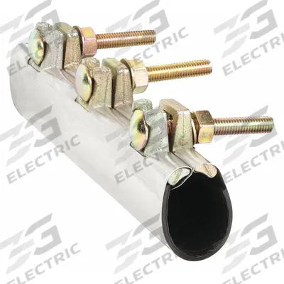 APPROVED VENDOR Repair Clamp: For 2 1/2 in Pipe, 9 in Overall Lg - Partial-Gasket Repair Clamps for Tube & Pipe