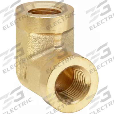 PARKER Metal Pipe Elbow: 90° Elbow, 1/8 in x 1/8 in - Threaded High-Pressure Pipe Fittings