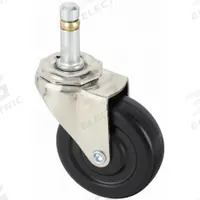 APPROVED VENDOR Stem Caster: Swivel, No Brake, 2 1/2 in Wheel Dia., 7/8 in Wheel Wd, Rubber, Rubber (MPN 429H16). Key specifications — attr1111099: APPROVED VENDOR; attr1111095: Black; attr1176855: Swivel.
