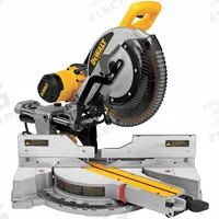 DEWALT Miter Saw: Sliding, 13 3/4 in Max. Cut Wd @ 0 Deg. Miter, 60°to 50°, 60° Miter Angle - Min (MPN DWS780). Key specifications — attr1170315: Sliding; attr1170332: DEWALT.