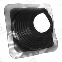 13"dia Plastic Roof Vent Pipe Boot: For Pitched Roof, Round Base, 13 in W Base Size (Rectangular) (MPN 14746). Key specifications — Top Opening: Open; Material - Collar: Plastic; Brand: OATEY.