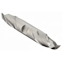 CLEVELAND Square End Mill: Cobalt, Double End, 2 Flute, 5/8" Mill Dia, 1-1/8" LOC, 5" OAL (MPN C52165)