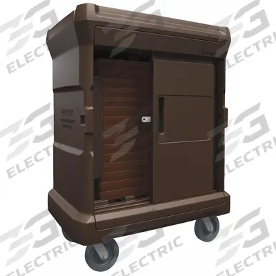 CORTECH Meal Delivery Cart: 68 Trays, Non-Pass-Through, 2 Doors, Insulated, Polyethylene - Meal Delivery Carts for Correctional Facilities