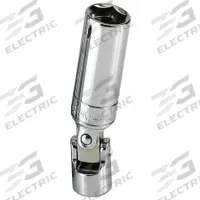 SK PROFESSIONAL TOOLS Flex Spark Plug Socket: 3/8 in Drive Size, 13/16 in Socket Size, 6-Point, Std (MPN 4490). Key specifications — attr1204270: Chrome; attr1204275: SK PROFESSIONAL TOOLS; attr1204284: Standard; attr1204287: Not Tether Capable.