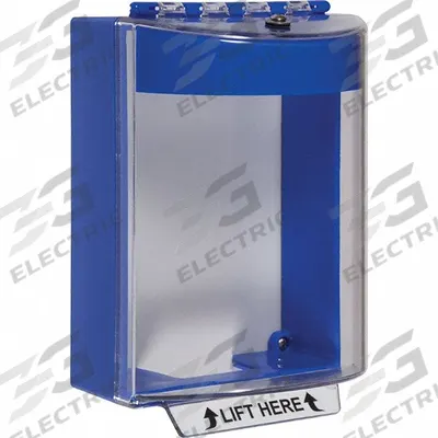 SAFETY TECHNOLOGY INTERNATIONAL Universal Stopper Cover: Polycarbonate, 4 in Overall Dp - Covers for Alarms & Wall Fixtures