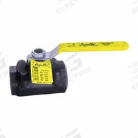 APOLLO Manual Two-Way Ball Valve: 1/2 in, Carbon Steel, Straight, FNPT x FNPT, Std Port Ball Port (MPN 73A1032427A). Key specifications — Brand: APOLLO; Handle: Locking Lever.