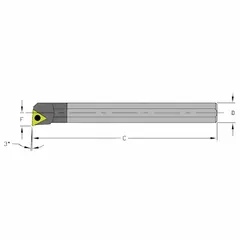 ULTRA-DEX USA Indexable Boring Bar: C08J STUCL2 (MPN 920-000-077). Key specifications — attr257292: C08J STUCL2.
