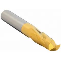 APPROVED VENDOR Square End Mill: Carbide, TiN Coated, 2 Flute, 8 mm Mill Dia, 20 mm LOC, 63 mm OAL (MPN 204-001381A)