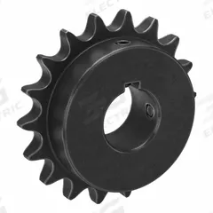 TSUBAKI Single Strand Sprocket: 60, For 3/4 in Chain Pitch, 1 7/16 in Bore Dia, 18 Teeth, Steel (MPN 60B18F-1G). Key specifications — Brand: TSUBAKI.