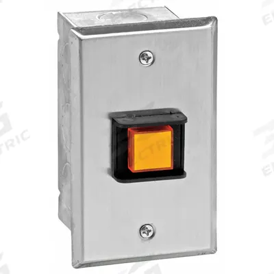 AMERICAN GARAGE DOOR Control Station: Open-Close, Momentary Contacts, Indoor - Push Button Garage Door Control Stations