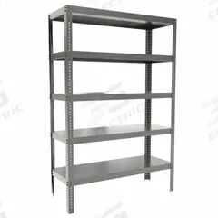 DURHAM MFG Metal Shelving: Standalone, Extra-Heavy-Duty, 48 in x 18 in, 72 in Overall Ht, 5 Shelves (MPN HDS-184872-95). Key specifications — Frame Material: Steel; Shelving Material: Steel; Assembled: Unassembled; Color: Gray; Brand: DURHAM MFG.
