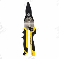 STANLEY Aviation Snip: Straight, 10 in Overall Lg, 1 1/4 in Cutting Lg, Steel, Multi-Component (MPN FMHT73756). Key specifications — attr308531: Multi-Component; attr308530: Steel; attr308532: Steel; attr308533: Yes; attr308535: Stainless Steel; attr308541: 18 ga (Cold Rolled Steel); attr308546: Straight; attr324897: STANLEY.