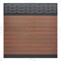 EUROFENCE Privacy Fence: Lattice Top Topper, Black, 6 ft Overall Wd, 6 ft Overall Ht, Aluminum (MPN EF 03402). Key specifications — Brand: EUROFENCE; Product Type: Horizontal Fence Section; Infill Color: Black; Topper Material: Aluminum; Posts Included: Posts Not Included; Frame Material: Aluminum; Inlay Board Material: Wood Plastic Composite; Topper Color: Black.