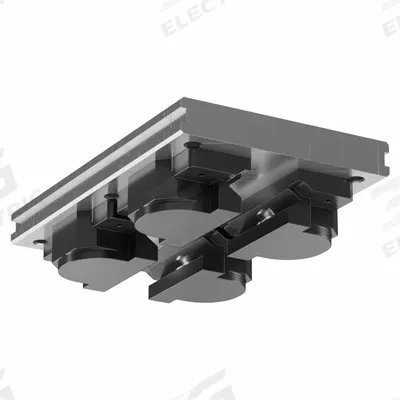 HEPCOMOTION Carriage: For 76 mm Rail Wd, Roller, GV3 Std Carriage, 54.7 mm Carriage Ht - HepcoMotion GV3 Roller Carriages