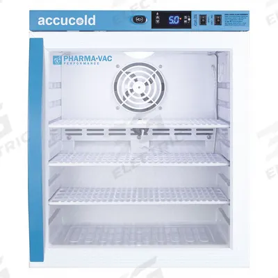 ACCUCOLD Vaccine Refrigerator: 1 cu ft, Tabletop, 2°C to 8°C, 19 3/4 in Overall Dp - Pharmacy & Vaccine Refrigerators