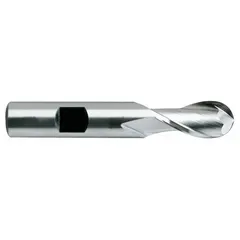 YG-1 Ball End Mill: Cobalt, TiCN Coated, 2 Flute, 1-1/4" Mill Dia, 1-5/8" LOC, 3-7/8" OAL (MPN 41439CC)