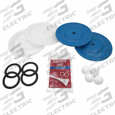 GRACO Diaphragm: Santoprene, 2 in For Pump Size, -40°F to 180°F - Graco Replacement Diaphragms