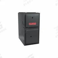 GOODMAN Residential Gas Furnace: 80,000 BtuH Heating Capacity Input, 1,200 cfm, Upflow Furnace (MPN GR9S960803BN). Key specifications — Overall Dimensions - H x W x D: 34-1/2 in x 14 in x 29 in; Air Flow: 1,200 cfm; California Low NOx Compliant: Yes; Brand: GOODMAN.