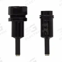 BUSSMANN In-Line Fuse Holder: Non-Rejection Block Style, 1 Pole, 600 V AC Rating, 600 V DC Rating (MPN HEB-AA). Key specifications — Compatible Fuse Series: KLM; Brand: BUSSMANN.