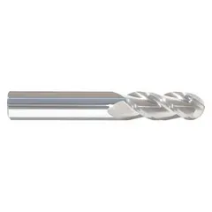 APPROVED VENDOR Ball End Mill: Carbide, 3 Flute, 1/2" Mill Dia, 1-1/4" LOC, 3" OAL (MPN 283-501260)
