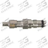 TRU-FLATE Valve Core Housing: Core Valve, 180° Valve Stem Angle, Straight, Std Bore Valve Size (MPN 34-963-10). Key specifications — Thread Size: 0.305-32; Valve Shape: Straight; Color: Chrome; Product Type: Core Valve; Standards: TRCH-3; Compatible Vehicle Type: Tractors; Material: Brass; Brand: TRU-FLATE.