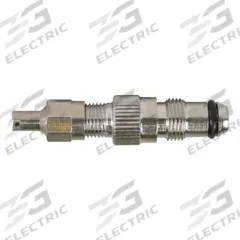 TRU-FLATE Valve Core Housing: Core Valve, 180° Valve Stem Angle, Straight, Std Bore Valve Size (MPN 34-963-10). Key specifications — Thread Size: 0.305-32; Valve Shape: Straight; Color: Chrome; Product Type: Core Valve; Standards: TRCH-3; Compatible Vehicle Type: Tractors; Material: Brass; Brand: TRU-FLATE.