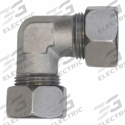 BRENNAN INDUSTRIES Compression Elbow: 8 mm OD x 8 mm OD Size, M14X1.5 x M14X1.5 Thread Size - Flareless Bite-Type Steel Compression Fittings