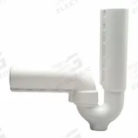 ZURN Trap Protector: PVC, White, 3 1/4 in Nominal Pipe Size, 8 1/4 in Nominal Wall, Sink (MPN Z8943-NT). Key specifications — For Use With: Sink.