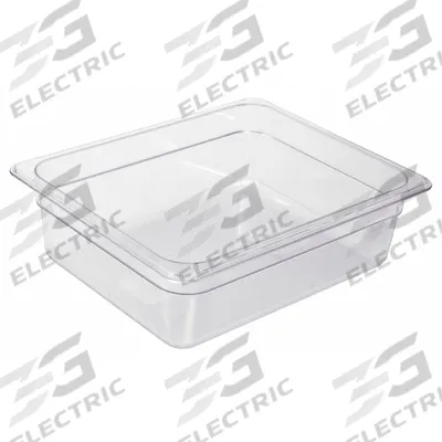 CRESTWARE Food Pan: Half Size, Rectangular, NSF Certified, 12 3/4 in Overall Lg - Steam Table Pans