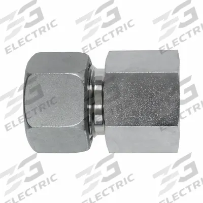BRENNAN INDUSTRIES Compression Tube Straight: 28 mm OD x 16 mm OD size - Metric Flareless Bite Type Stainless Steel Compressin Fittings